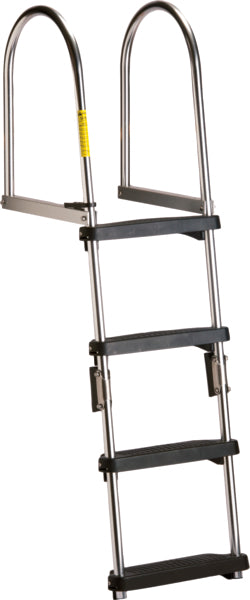 Garelick Transom Pontoon Ladder Foldable - 2 to 4