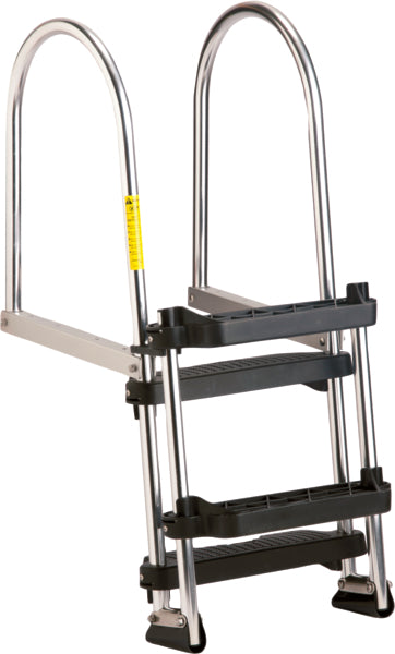Garelick Transom Pontoon Ladder Foldable - 2 to 4