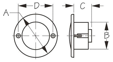 Sea Dog Transom Light - Round