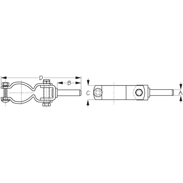 Sea Dog HD Clamp-on OarLock