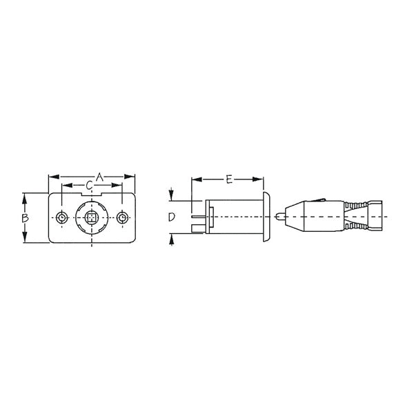 Sea Dog Power Socket 12-Volts