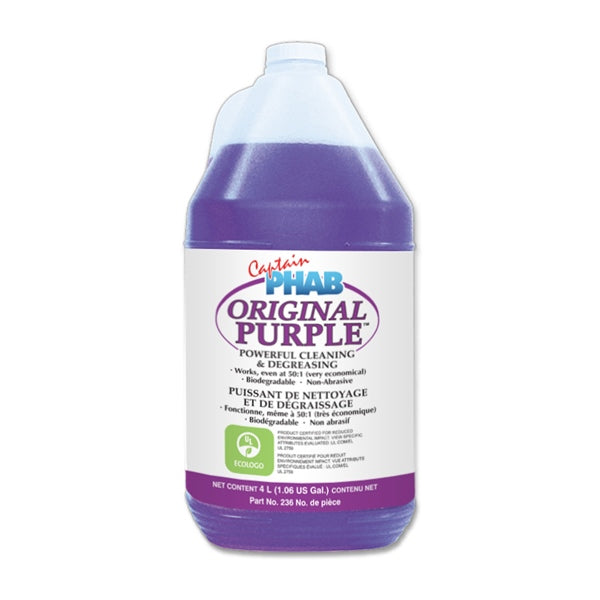 Captain Phab  Purple Power Cleaning Concentrate 4 L / 1.05 G