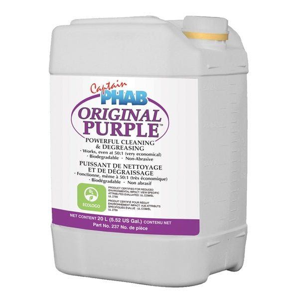 Captain Phab  Purple Power Cleaning Concentrate 20 L /5.28 G