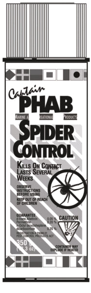 Captain Phab  Spider Control Aerosol