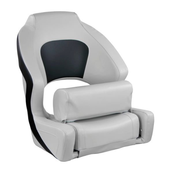 Springfield Deluxe Sport Bucket Chair with Bolster Flips-up High-back seat
