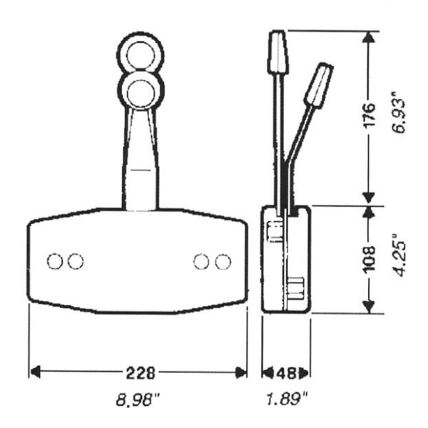 Uflex Single Action Controls B47 and B49