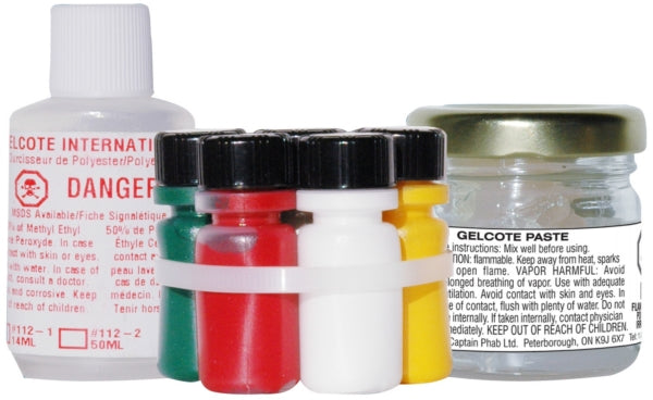 CaptainPhab Gelcote Repair Kit Multi Colour