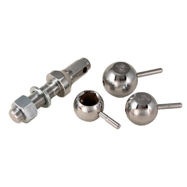 Trimax Interchangeable Hitch Ball Set 1-7/8", 2", 2 5/16"