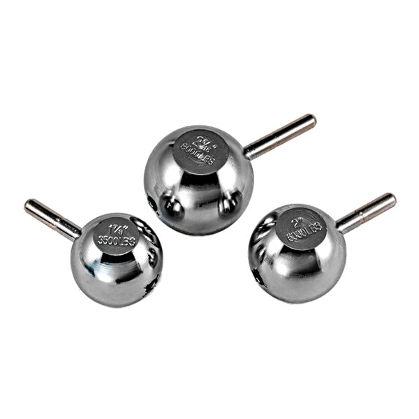 Trimax Interchangeable Hitch Ball Set 1-7/8", 2", 2 5/16"