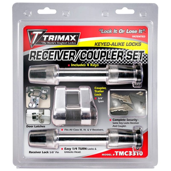 Trimax Receiver and Coupler Lock Set - TMC3310