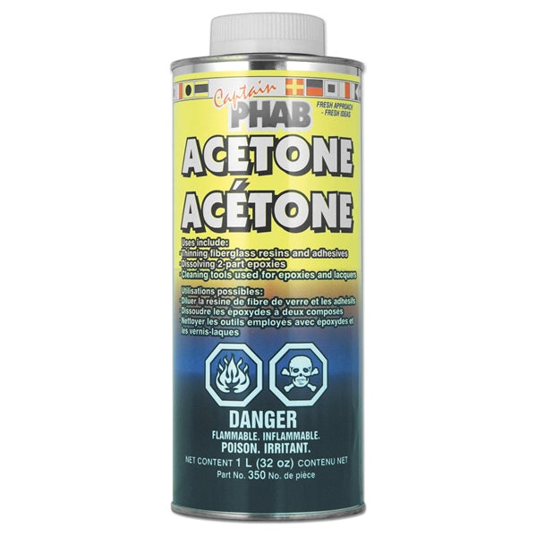 CaptainPhab Acetone Fiberglass Cleaner