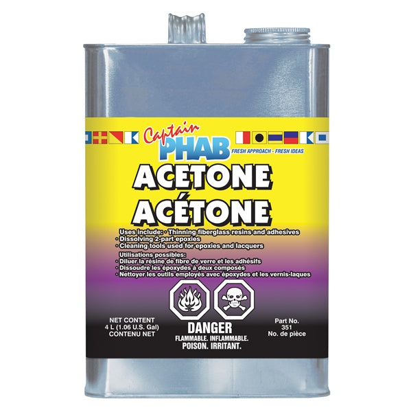 CaptainPhab Acetone Fiberglass Cleaner