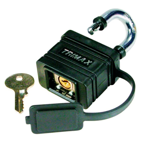 Trimax Dual Locking Weather Proof Steel Padlock