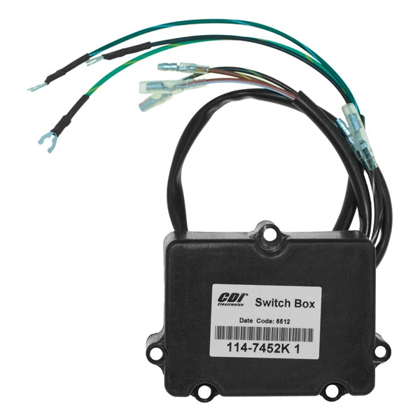 Sierra 2 Cyl Mercury Switch Box: 114-7452K 1