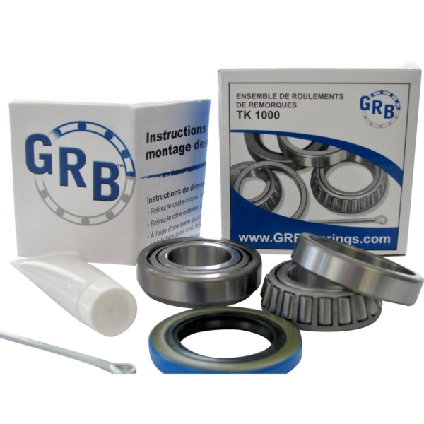 GRB Bearing Trailer Wheel Bearing Kits, TK 1000