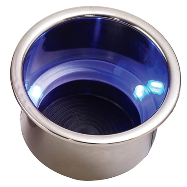 Sea Dog Stainless Steel Drink Holder with LED