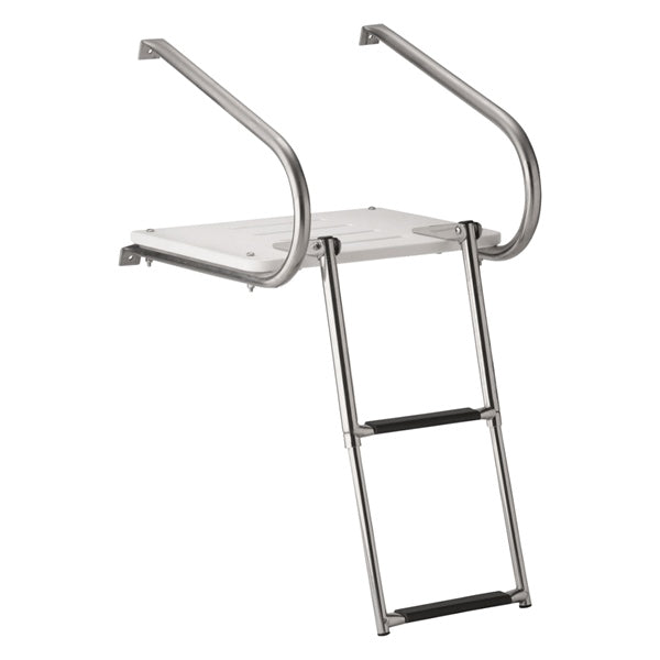Garelick Swim Platform with Telescoping Ladder, over platform Telescopic - 2