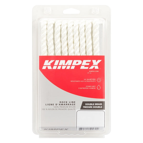Kimpex 3-Strand Twisted Dock Line Nylon - 3-Strand Twisted