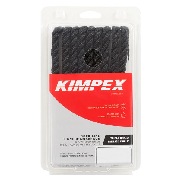 Kimpex 3-Strand Twisted Dock Line Nylon - 3-Strand Twisted