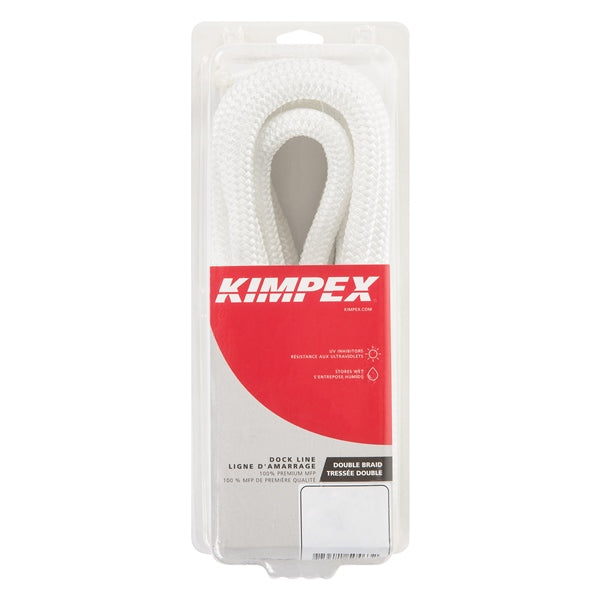 Kimpex Double Braided Dock Line Nylon - Double Braided