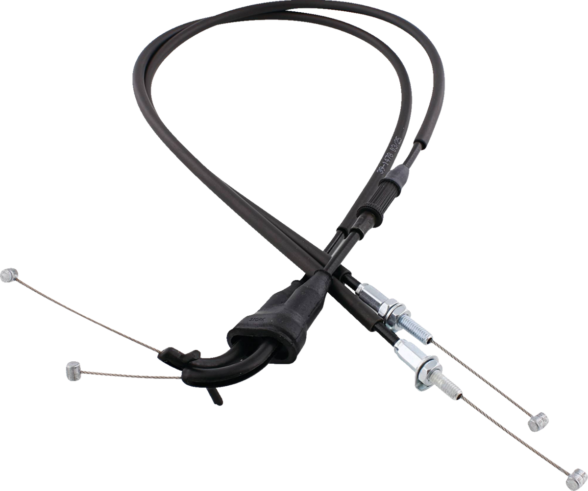 Black Vinyl Throttle Cable