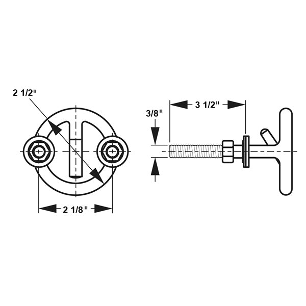 Kimpex Transom Mount Ski Tow Stainless steel