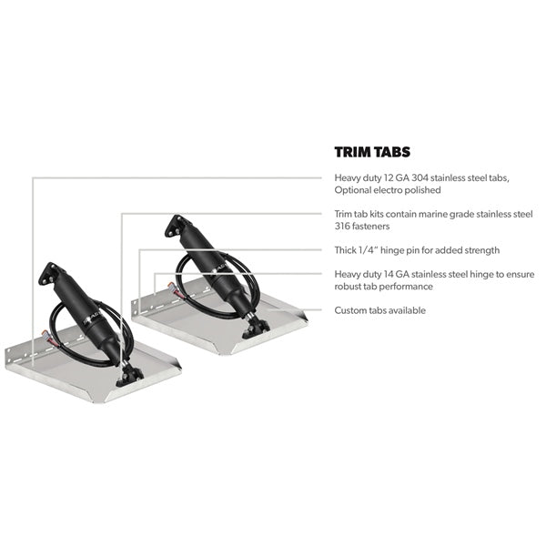 Dometic Corp Analog Actuator and Controller with Trim Tabs Kit