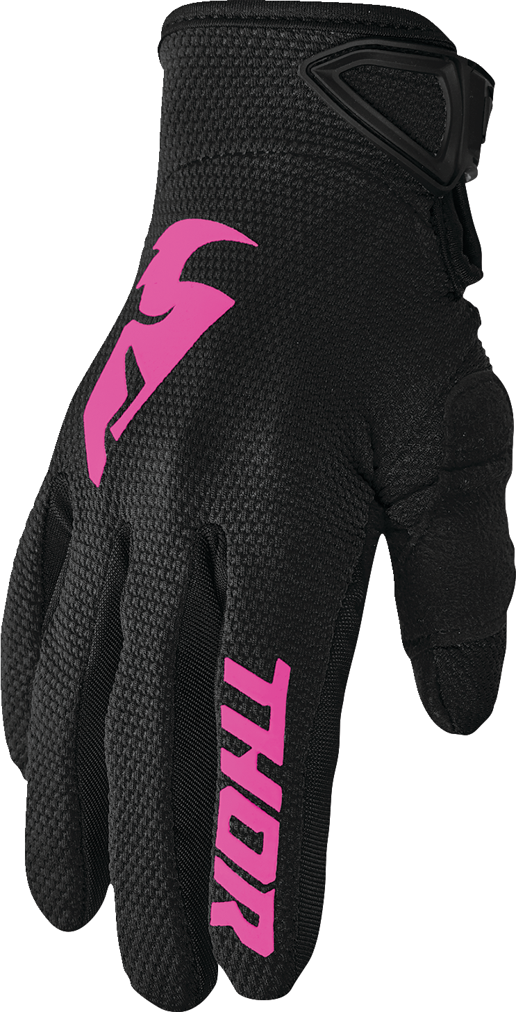 Glove Wmn Sector Bk/Pk