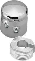 Chrome Billet Choke Cable Knob Cover