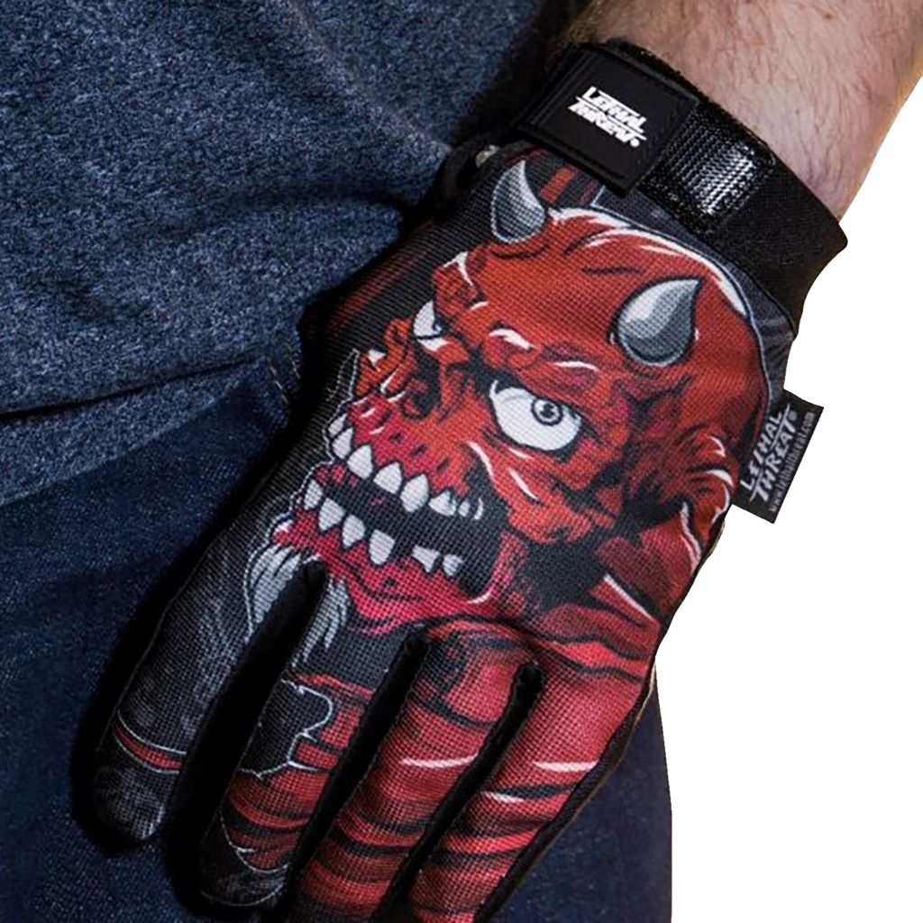 Good N Evil Skulls Gloves