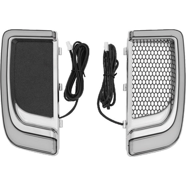 Kuryakyn Solid Plate Tracer Rad Grill HARLEY-DAVIDSON