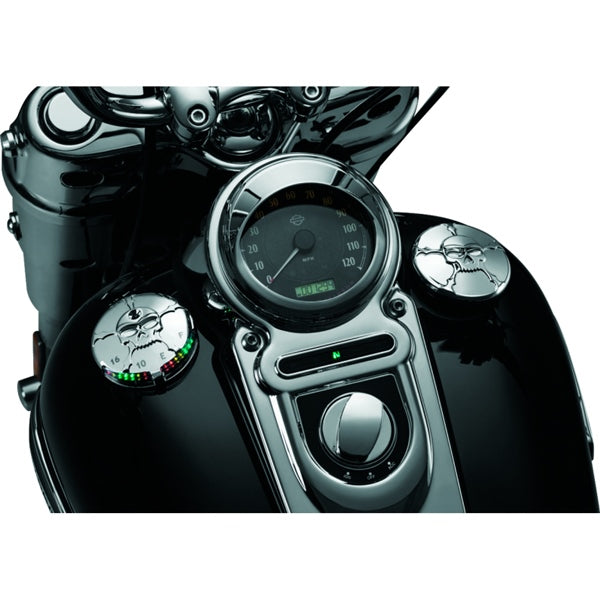 Kuryakyn Zombie Fuel and Battery Gauge Gas Gauge