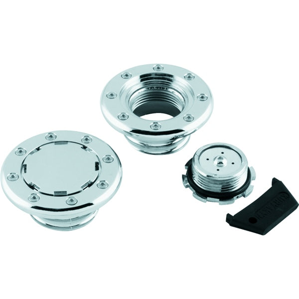 Kuryakyn Vented Flush Mount Gas Cap - Harley 837895