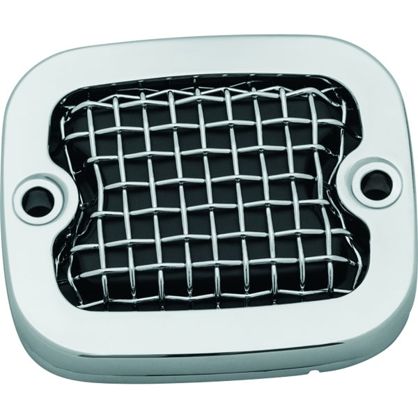 Kuryakyn Mesh Master Cylinder Brake Cover - Chrome
