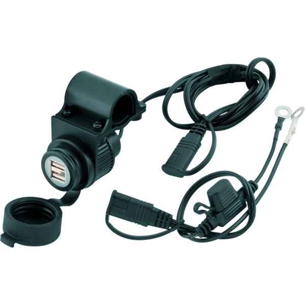 BIKEMASTER Dual USB Socket with Bracket