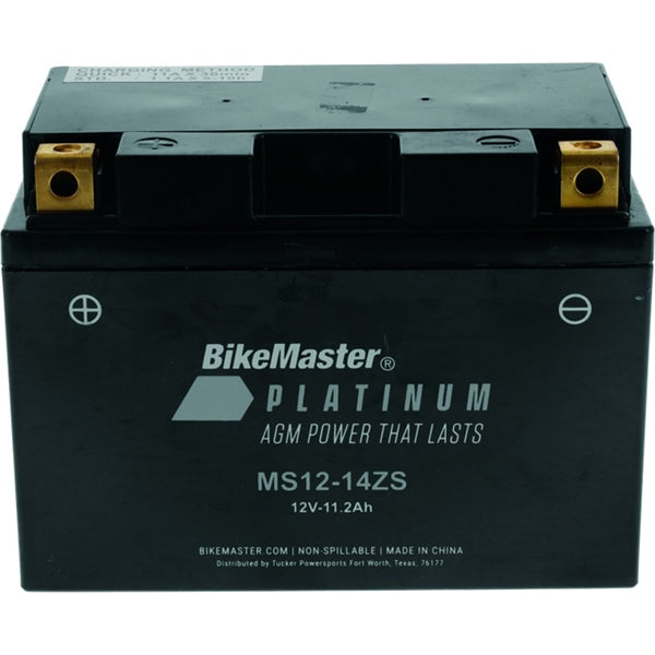 BIKEMASTER Platinum AGM Battery MS12-14ZS