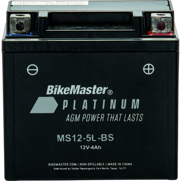 BIKEMASTER Platinum AGM Battery MS12-5L