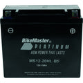 BIKEMASTER Platinum AGM Battery MS12-20HL-BS