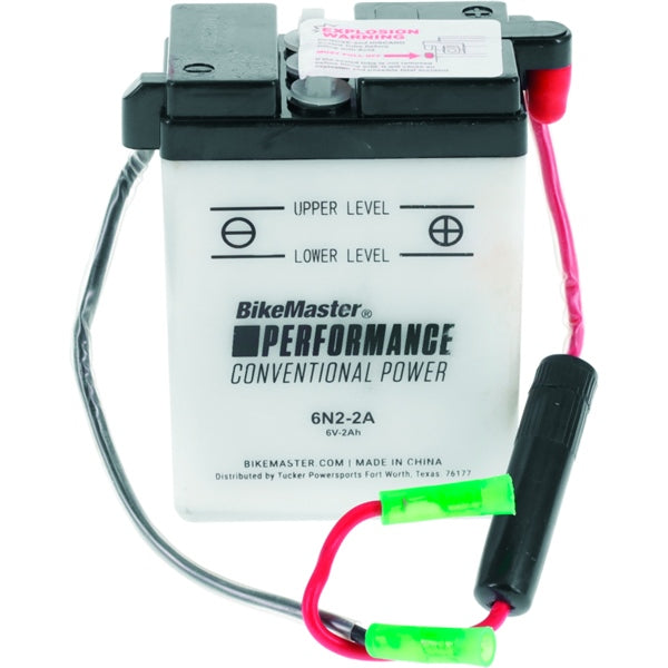 BIKEMASTER Performance Conventional Power Battery 6N2-2A