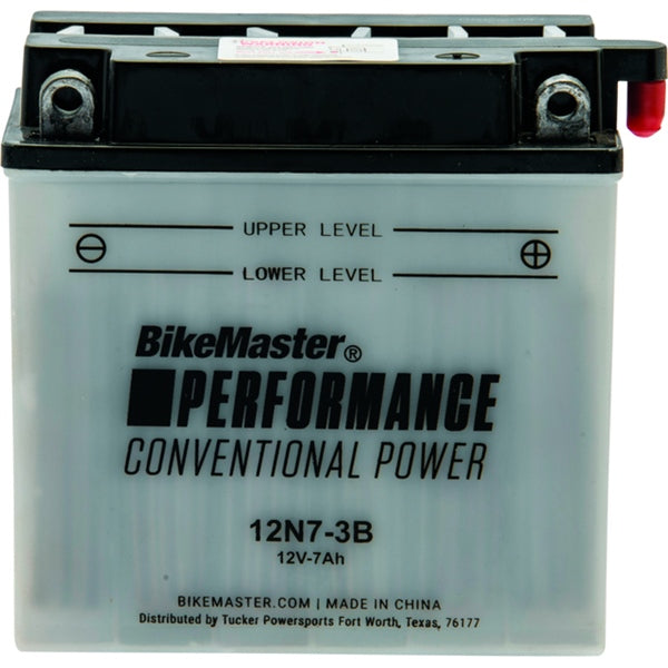 BIKEMASTER Performance Conventional Power Battery 12N7-3B