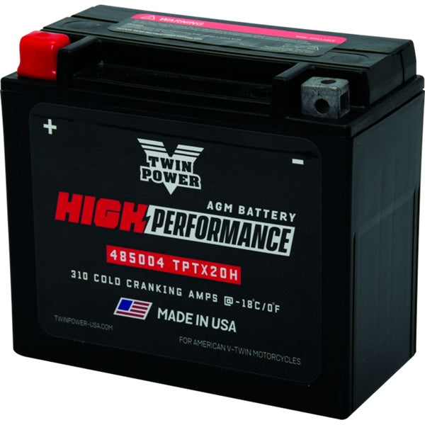 TWINPOWER AGM High Performance Battery YTX-20H