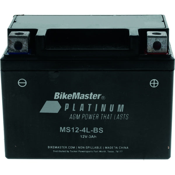 BIKEMASTER Platinum AGM Battery MS12-4L-BS