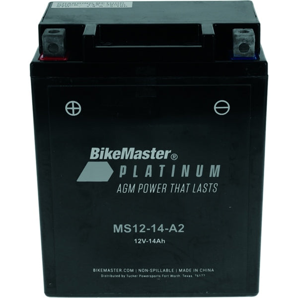 BIKEMASTER Platinum AGM Battery MS12-14-A2