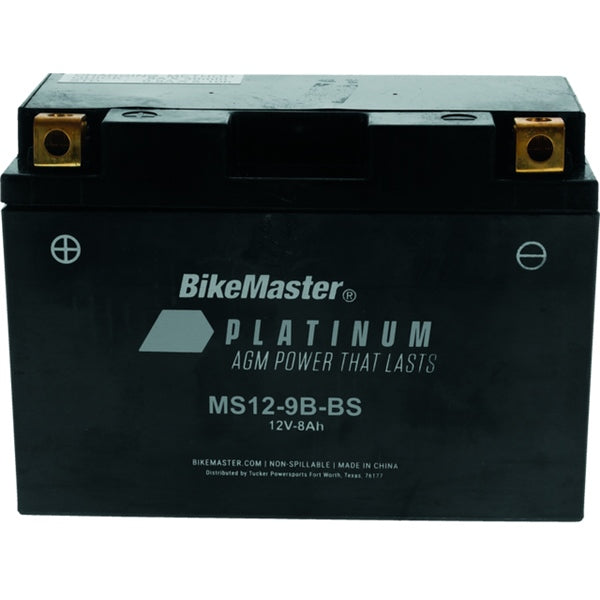 BIKEMASTER Platinum AGM Battery MS12-9B-BS
