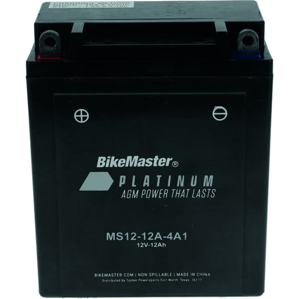 BIKEMASTER Platinum AGM Battery MS12-12A-4A1