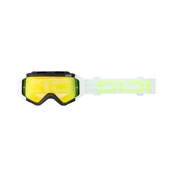 SIDI Fulmen Mirror Goggle White, Fluo Yellow