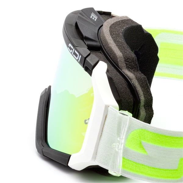 SIDI Fulmen Mirror Goggle White, Fluo Yellow