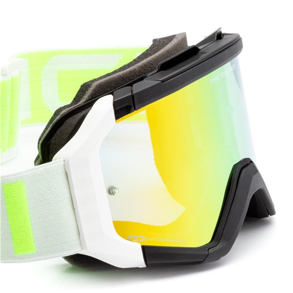 SIDI Fulmen Mirror Goggle White, Fluo Yellow