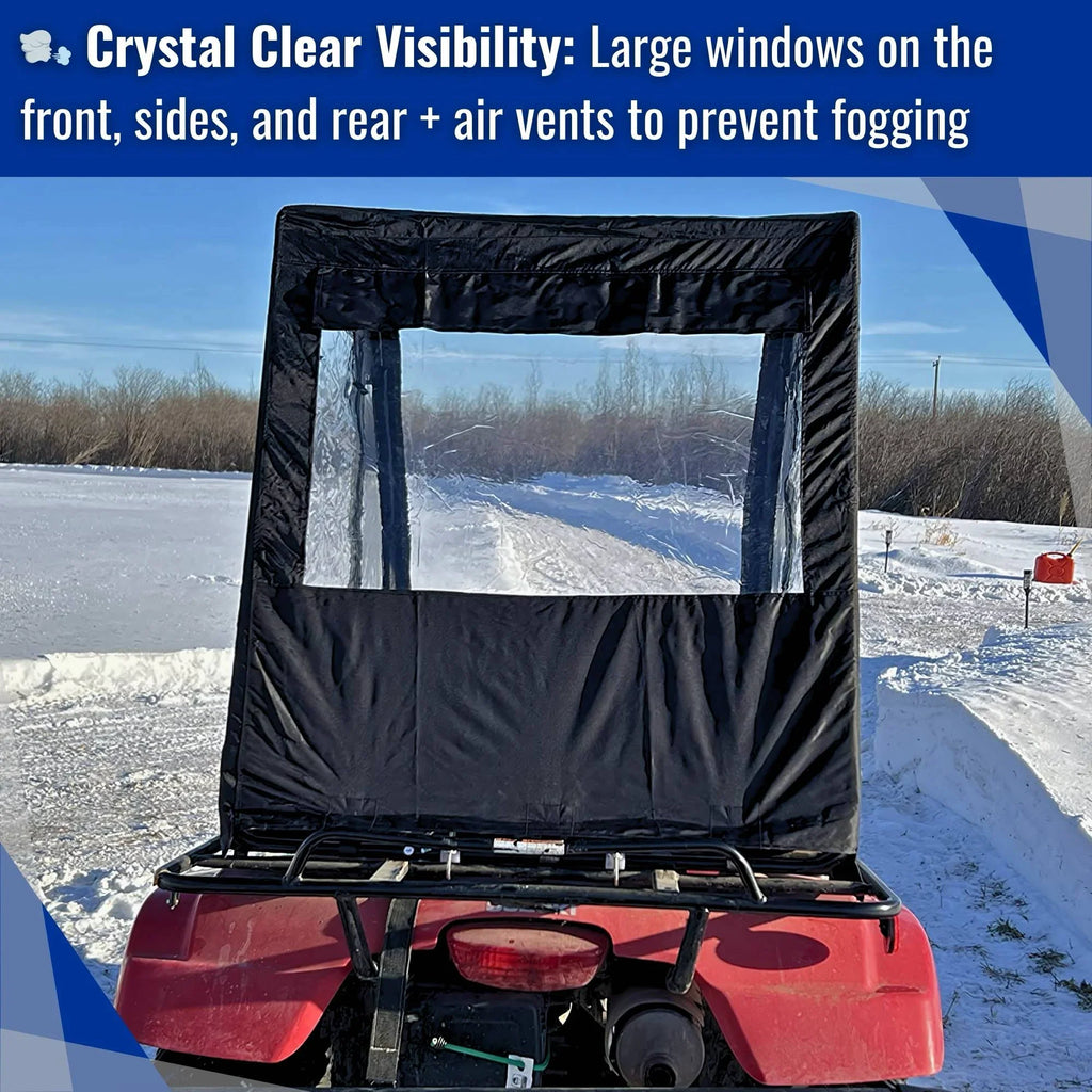 Atv Cabin Cover - Black
