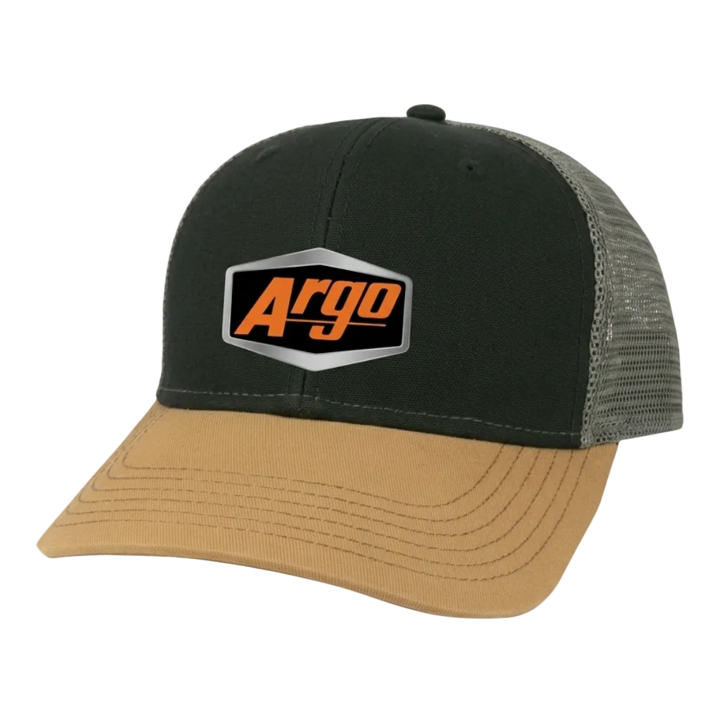 Argo Black/caramel Trucker Argo Hat
